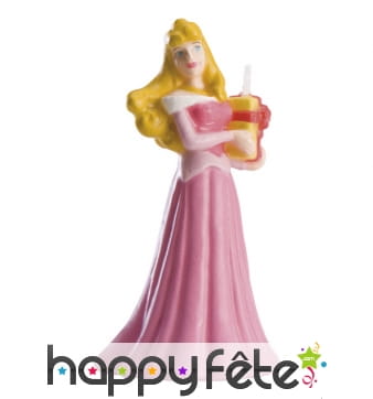 Bougie Aurore décorative, La Belle au bois dormant
