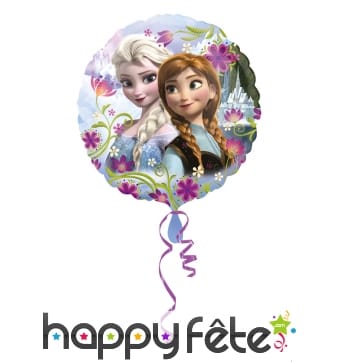 Ballon anna et elsa reine des neiges