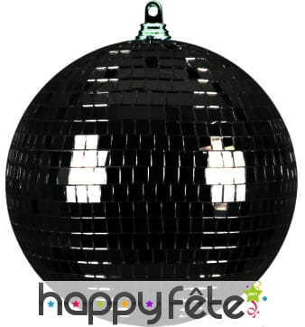 Boule à facettes noire