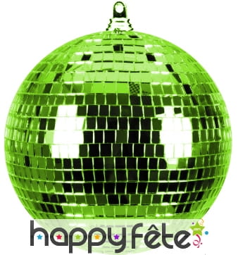 Boule à facettes vert clair