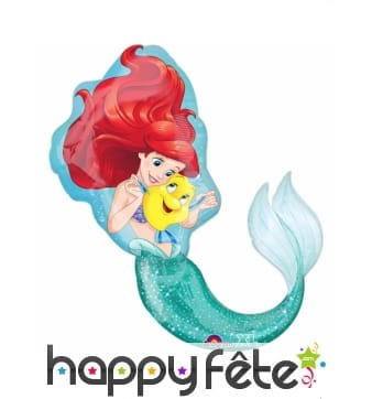 Ballon Arielle la petite sirène de 86cm