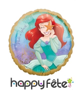 Ballon Ariel rond de 43 cm