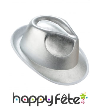 Borsalino argenté uni