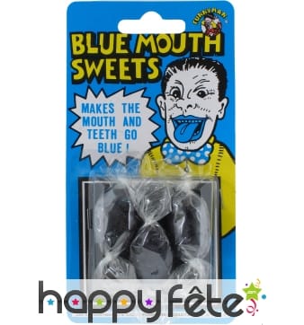 Bonbons bouche bleue