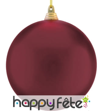 Boule bordeaux de Noel 10cm