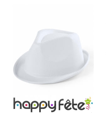 Borsalino blanc pour enfant