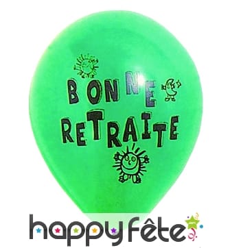 Ballons bonne retraite
