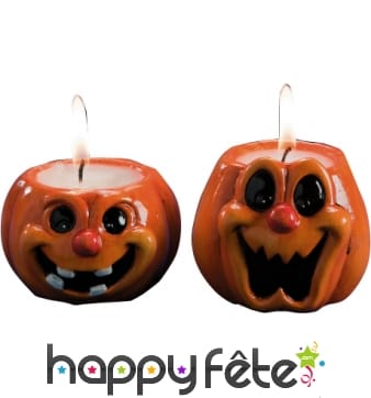 Bougie citrouille