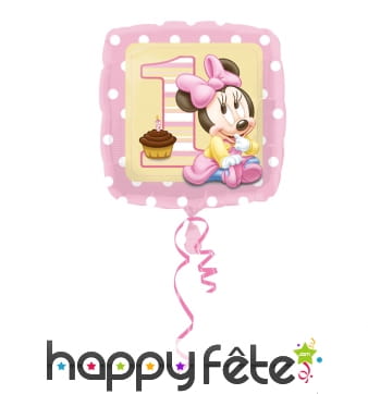 Ballon carré bébé Minnie Mouse