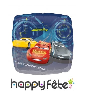 Ballon carré Cars de 43 cm
