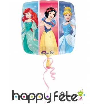 Ballon carré Princesses Disney de 43 cm