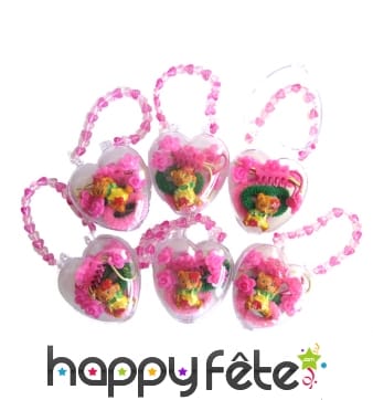 Bijoux coeur pour cheveux