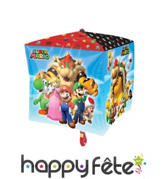 Ballon cube Super Mario de 38 cm