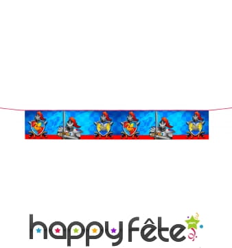 Banniere de chevaliers et dragons