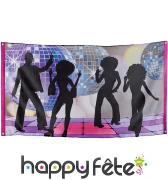 Banderole disco de 90 x 150cm