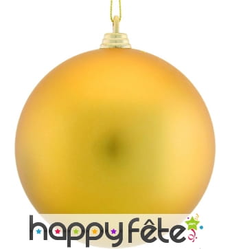 Boule dorée de Noel 10cm