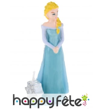 Bougie de Elsa la reine des neiges en 3D 9,5 cm
