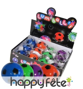 Balle de foot lumineuse rebondissante