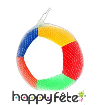 Balle de foot skai colorée