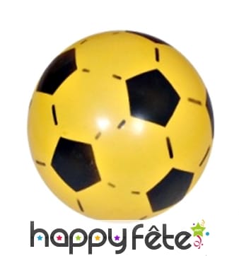 Ballon de foot en plastique à gonfler