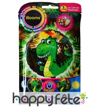 Ballon dragon LED lumineux de 50cm