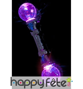 Baton disco mauve double