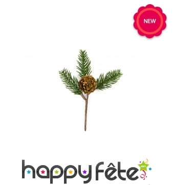Branche de sapin de Noël, 15cm