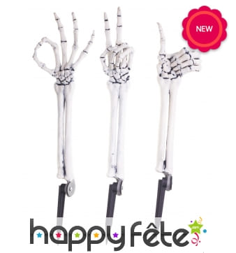 Bras de squelette à planter dans le jardin