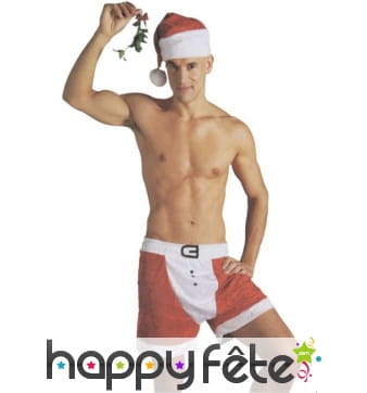 Bonnet et boxer de Noël
