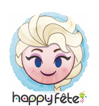 Ballon Elsa émoticone, La Reine des Neiges 43cm