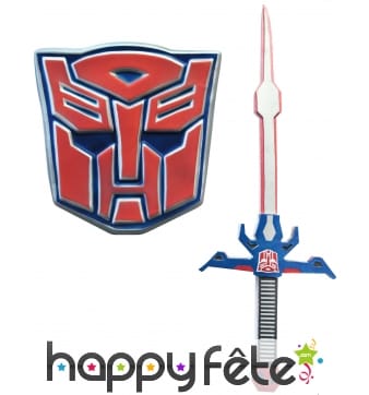 Bouclier et épée de Optimus Prime