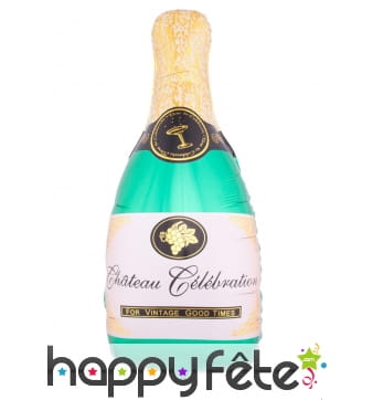 Ballon en forme de bouteille de bulles, 1m