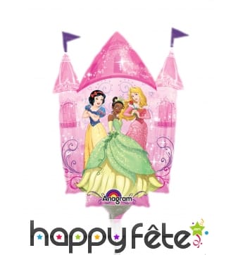 Ballon en forme de château Princesses Disney, 33cm