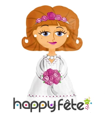 Ballon en forme de mariée