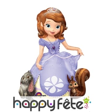 Ballon en forme de princesse sofia