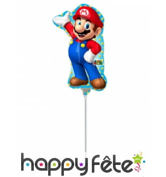 Ballon en forme de Super Mario, 20 X 30 cm