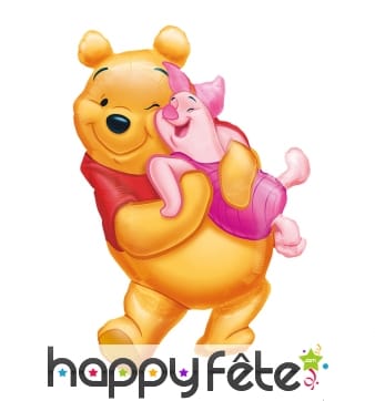Ballon en forme de Winnie et Porcinet