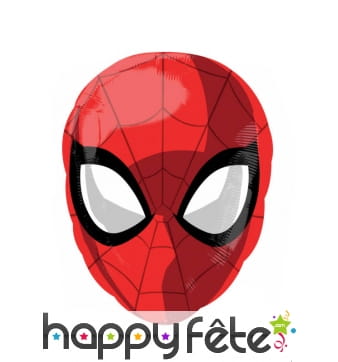 Ballon en forme du visage de Spiderman, 43cm