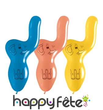 Ballons en forme d'éléphant