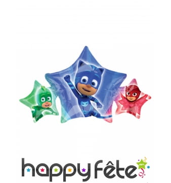 Ballon étoile Pyjamasques en alu de 43cm