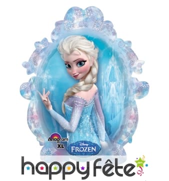 Ballon Elsa reine des neige