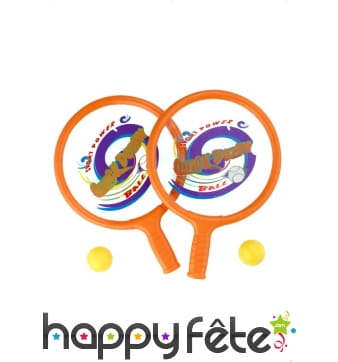 Balles et set de raquettes