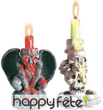 Bougeoir effets spéciaux halloween