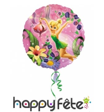 Ballon Fée Clochette rond de 43 cm