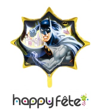 Ballon géant Batman en forme d'étoile, 71 cm