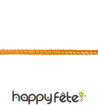 Boa guirlande orange mini par 2
