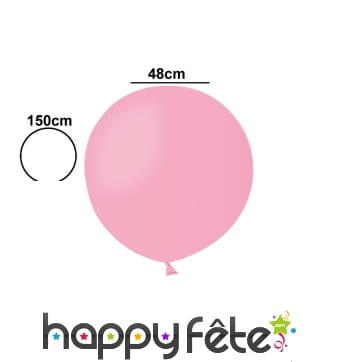 Ballon géant rose de 48 cm