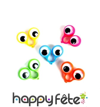 Bague gros yeux rigolos pour enfant