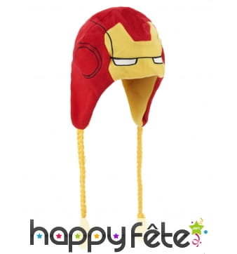 Bonnet haut de tête Iron Man