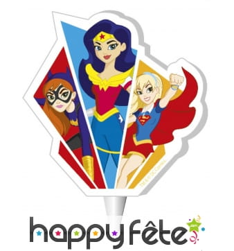 Bougie Hero Girls de 7,5cm